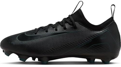 Nike Unisex Kinder Zoom Vapor 16 Academy Fg/Mg Fussballschuh, Black Black Deep Jungle, 35 EU