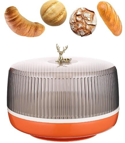 XNZJHPP Machine de Fermentation du Pain, boîte de Fermentation de la pâte avec température réglable, cuve de Fermentation thermostatique Automatique avec Doublure en Acier Inoxydable (Orange)