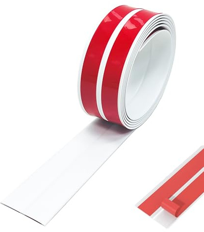 Weichsockelleiste Selbstklebend 4 cm x 3 m: Flexible Winkelprofil Selbstklebend Kantenschutz Leisten aus PVC Ideal für Heimwerker und Renovierungen