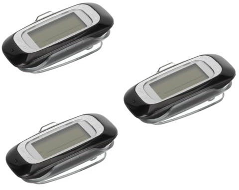 BESPORTBLE 3 Pièces Podomètre 3D Podomètre pour Animaux De Compagnie Compteurs Montre Compteur De Pas Première Étape Traqueurs Simple Compteur De Calories Suivi des Pas Pédomètre Pied Abdos