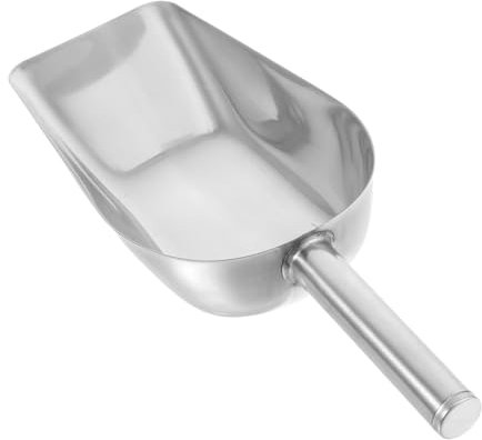 MAGICLULU Pelle à Glace Métal pour Cuisine Servez Bonbons Cette Louche Argentée Outil Pratique pour Mesurer Farine Et Grains