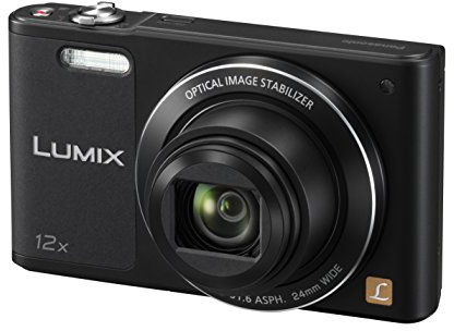 Panasonic Lumix DMC-SZ10 Style Compact Digital Camera 16.0MP With 12x Optical Image Stabilizer 2.7-Inch LCD Display Black (Renewed)
