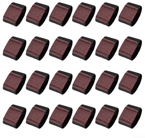 Furniture felt gliders 24pcs with fasteners for chair legs, offering floor protection and noise reduction for swing chairs and general furniture use