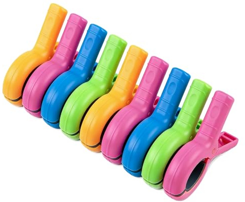 10 Pièces Grandi Clip di Vestiti Antivento, Mollette per Telo Mare, Fermagli per Asciugamani Grandi, Clips de Sdraio, Molletta con Presa Forte per Sdraio, Lavanderia, per Spiaggia, Piscina, Giardino