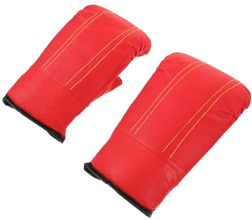 NAMOARLY Boxhandschuhe Trainingshandschuhe aus Leder mit Atmungsaktivem Polyurethanschaum rutschfest für Mixed Martial Arts und Boxtraining 1 Paar