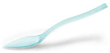 ALCAS Lot de 600 cuillères à café Charme Transparent satiné 10,5 cm
