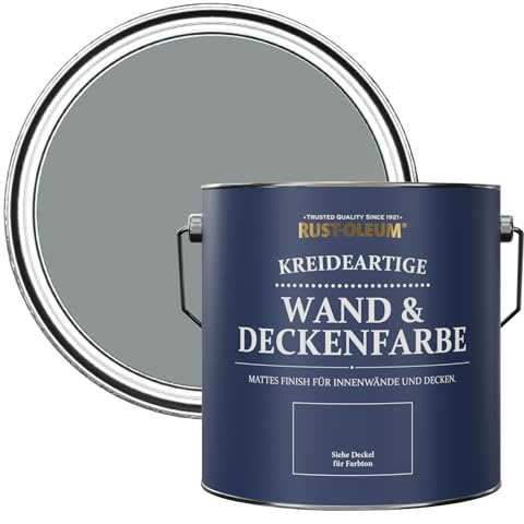 Rust-Oleum Dark Grey Matt Emulsion Wall Paint - Anthracite 2.5L