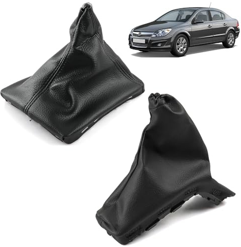 ROBUST Schaltsack & Handbremssack Schwarz Leder für Opel Astra H 13122456 578424 5738025 2004-2010