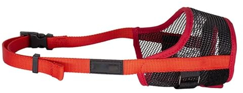 Maulkorb Für Hunde,Hunde Maulkorb,Verstellbare Schlaufe,Atmungsaktiv,Sicherer,Schneller Sitz,Weiches Gewebe,Für Kleine,Mittelgroße Hunde,Verhindert Das Beißen,Kauen Und Bellen