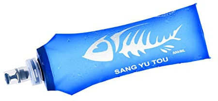 Joyivike Bouteille d'eau Pliable, Gourde Souple Bouteille d'eau, Gourde Souple Bouteille Pliable, Gourde Souple Pliable Flasque Running, Bouteille d'eau en TPU Souple pour Camping, Festival