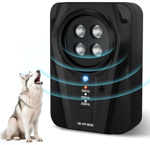 Anti Bell Gerät,3 Frequenzen Antibell für Hunde,IPX45 Ultraschall Anti Bell Gerät ​Bellenstopper Hund,Antibell Gerät Hund,33Ft Reichweite Antibell Ultraschall Gerät für Hunde,Anti-Bell-Mittel Hunde