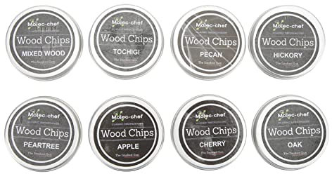 8-teiliges Whiskey-Holz-Räucherchips-Cocktail-Räucherset, Räucherchips, Holzverstärker, Rauchiger Geschmack, Getränke und Lebensmittel, Cocktails, Barkeeper-Geschenke