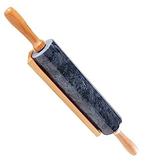 Cabilock Per La Cottura in Marmo Naturale Con Manico in Legno Per La Preparazione Di Biscotti Pasta E Pizza