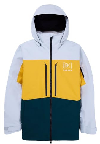 Burton - Skijacke / Snow [AK] Swash Gore-tex Gray Cloud/Golden Rod/Deep Emerald Herren Grau
