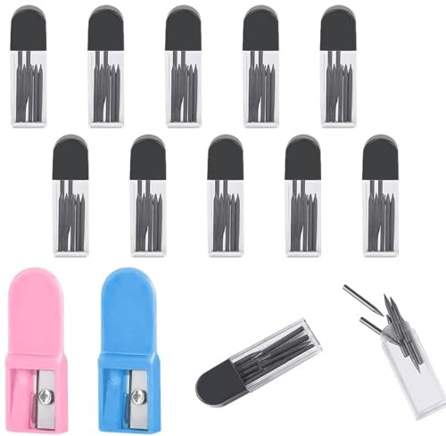 Zirkelminen, 2B Zirkelersatzminen, 100 Stück 2B Zirkelersatzminen Zirkel Ersatzminen, Zirkel mine,2B Zirkelminen mit Radiergummim,Zirkelminen 2mm Durchmesser für mathematische Zeichnungserstellung