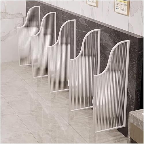 Kanduo Deflector Separador translúcido for urinario de Pared, for Proteger la privacidad en Jardines de Infancia y escuelas.(Bianco)