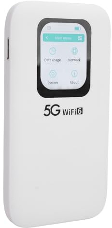 CHICIRIS Router WiFi 5G Portatile Connessione Ad Alta velocità per Viaggi Slot per Schede Nano SIM Modem Portatile per Viaggi
