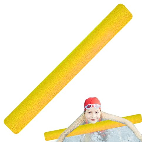 Tubo in schiuma per spaghetti da piscina, galleggiante in schiuma | 59 pollici luminosi colorati spessi per nuotare – spaghetti da piscina in schiuma cava, bastone galleggiante, pasta spessa per