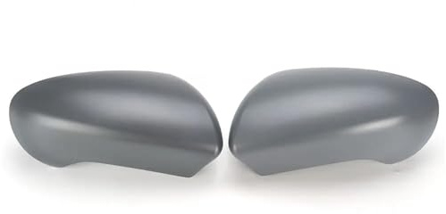 Carcasa Espejo 2 Unidades De Cubiertas Espejos Retrovisores Laterales Para Nissan Para Qashqai 2007-2014 Moldura Exterior Puerta Trasera Repuesto Tapa Espejo Retrovisor(Gris)