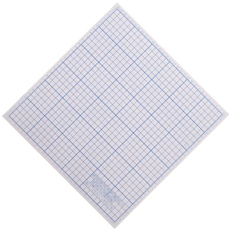 Healeved Tapete de Corte de Tela de PVC 30Cm Rejilla Antideslizante Alfombrilla para Máquina Cortadora de Tela Accesorio de Costura Resistente al Desgaste Adecuado para Talleres y
