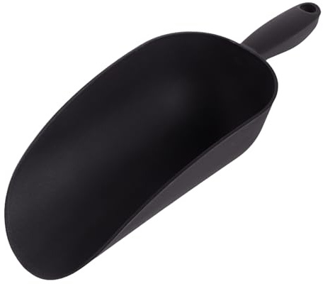 EPIGEIST Pelle de Jardin en Plastique Violet Sable Mini-Pelle à Main à Bout Rond Grosse Taille Légère et Résistante pour Rempotage Plantation en Pots et Parterres Outil de Jardinage