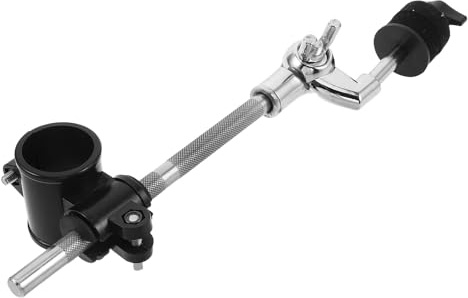 Soporte Electrónico para Platillos de Batería Abrazadera | Liberación Rápida para Bandas de Percusión, Metal y Plástico, 34x9x6cm