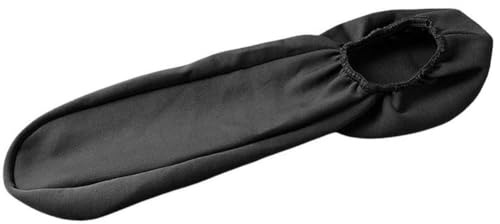 SageFurned Housse d'accoudoir de voiture en tissu extensible, tapis de protection en tissu élastique, facile à nettoyer, pour la plupart des véhicules, noir, 34 x 13 cm