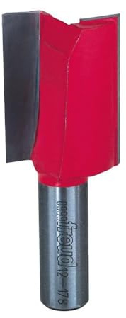 Freud 12–096 15/64 Zoll x 3/4-Zoll-Flöte Gerade Bit (1/2 Schaft), 12-178