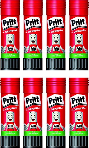 Pritt Klebestift 11 g, transparent, auswaschbar (8 Stück)