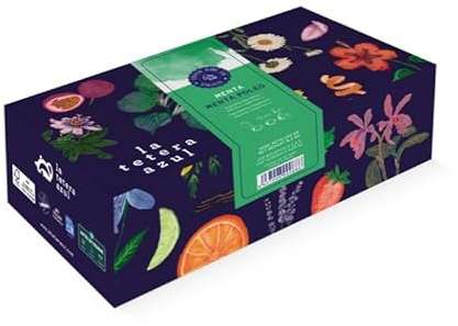 LA TETERA AZUL 100 Bolsitas De Menta Poleo. Infusión Digestiva Y Alivio De Gases. 100 Bolsitas De 1,5 Gramos.