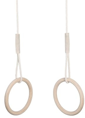 MAMOI Gymnastics Swing, Natural Wood, Indoor-Outdoor Use, 2.1x20x220 cm, 100 kg Max Weight