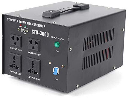 Transformador de corriente (110-220 V, 3000 W, USB)