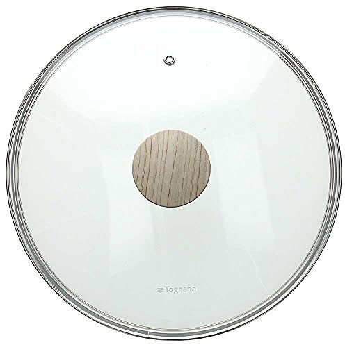Tognana Eco, Coperchio da 28 cm, Vetro, Trasparente