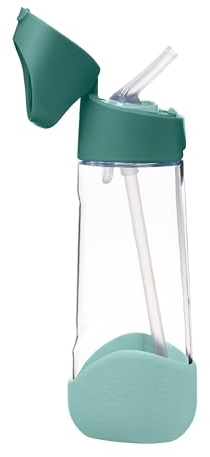 b.box Tritan Drink & Water Bottle | Lättgreppad flaska och läckagesäkert lock | Cool modern barnvänlig design, bäst för eftermiddagskopp | 600 ml/20