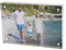 Newellsail Acryl Foto-Bilderrahmen Transparenter Magnetischer Fotorahmen Doppelseitig Rahmenloser Rahmen Freistehender Desktop Bilderrahmen 10x15cm (4x6Zoll)