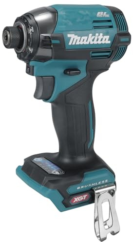 Makita TD002GZ04 40V Max Li-ion XGT Brushless Impact Driver Supplied in a Makpac Case – Batteries and Charger Not Included