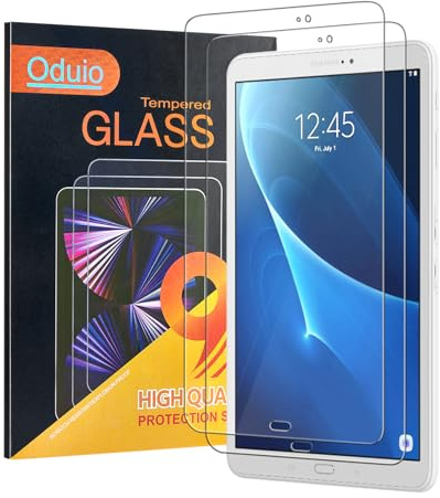 Displayschutzfolie für Samsung Galaxy Tab A6 (SM-T580/SM-T585) 10.1 Zoll 2016 9H-Härte Gehärtetem Glas Schutzfolie Bubble Free Anti Scratch für Galaxy Tab A 10.1'' 2016 Screen Protector - 2 Stück