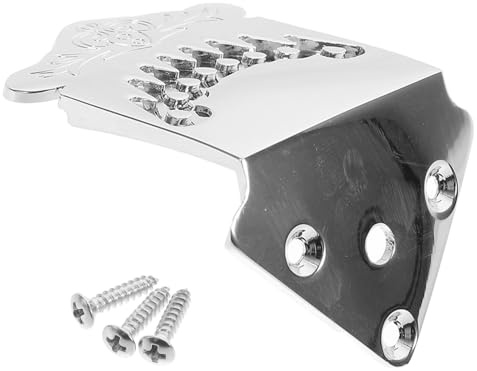 ibasenice 5sätze String Mandolin Tailpiece Aus Chrom Hochwertiges Zubehör Für Mandolinen Installieren Langlebig Und Praktisch Für Mandolinenliebhaber Und Instrumentenpflege