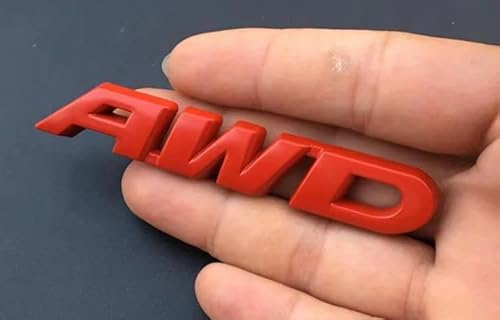 Auto Plakette für Mercedes-Benz C 63 AMG,Auto Emblem Aufkleber Kühlergrill Emblem Auto Sticker Body Logo Motorhaube Heckkoffer Abzeichen Heckklappen Logo Auto Dekoration,Small-Red