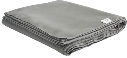 Amagogo Yogadecke, Yoga-Handtuch, Matte, Übung, Fitness, Pilates, entspannendes Yoga, Bequeme Trainingsmatte, Workout, Zuhause, schweißabsorbierend, Hellgrau