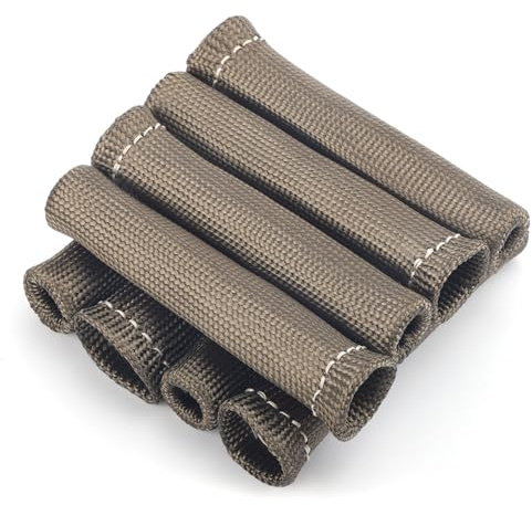 8pcs Manchon de Protection Thermique de Bougie d'Allumage, Protecteur de Soufflet de Bougie d'Allumage à 2500 Degrés pour LS1 / LS2 SBC BBC 350 454 Voiture Camion