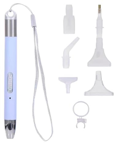 Gem Art Pens, Lighted Gem Painting Drill Pen, with 7 Interchangeable Heads, 4.92 inches Precision Jewel Paint Tool for Diamond-Painting, Nail, and Craft Projects