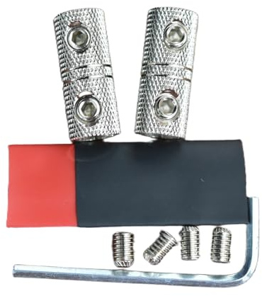 4 Gauge Wire Splicer Butt Connectors – 2 PCS Heavy-Duty Amp Wire Splicing Terminals with Heat Shrink Tubing