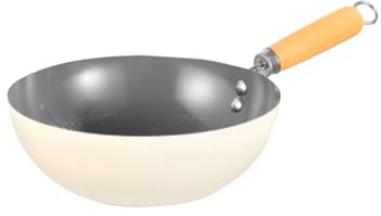 Padella in ferro antiaderente, leggera, multiuso, per una facile cottura, durevole e versatile, ideale per friggere e molto altro ancora