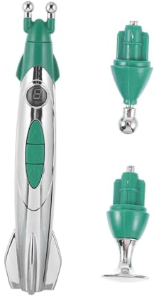 HONITANO Pluma De Acupresión Eléctrica 1 Unidad Bolígrafo Masajeador De Puntos Gatillo Multifuncional Sin Batería Terapéutico Para Cuello, Espalda y Pies Uso Doméstico Familiar