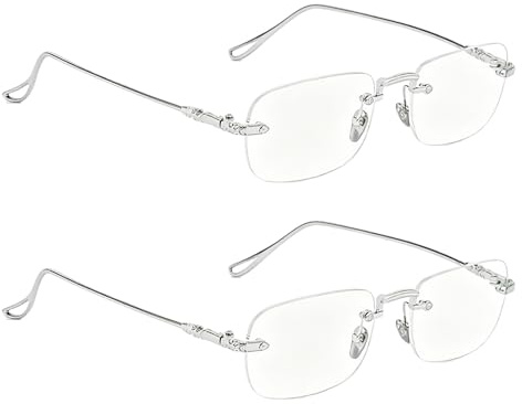 2 Stück Brille Die Sich Automatisch Der Sehstärke Anpasst,Autofokus Brille Mit Selbsteinstellung,Anti Blaulicht Briller,Intelligente Lesebrille,Smart Glasses,Intelligente Briller Die Sich Anpasst