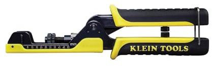 Klein Tools VDV211-100 - Crimpadora de compresión coaxial de alcance extendido F, BNC, y conectores RCA