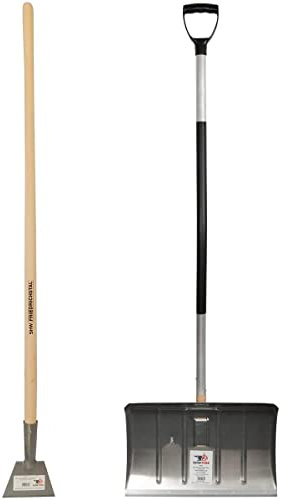 SHW-FIRE Alu-Schneeschieber und Eisstößer, Gib Schnee und EIS Keine Chance