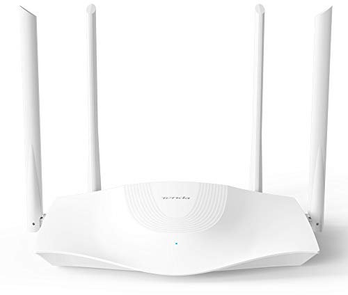 Tenda RX3 Wi-Fi 6 Router - AX1800 Mbps Gigabit Dual Band, OFDMA+MU-MIMO Tech, Quad Core, 3 Gigabit LAN Ports, Parental Control, Guest Wi-Fi, AP Mode, VPN/WPA3/IPV6