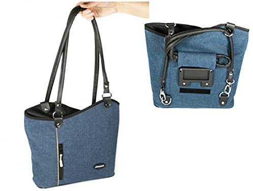 Haberland Lenkertasche Rucksack Melanie blau ohne Lenkeradapter